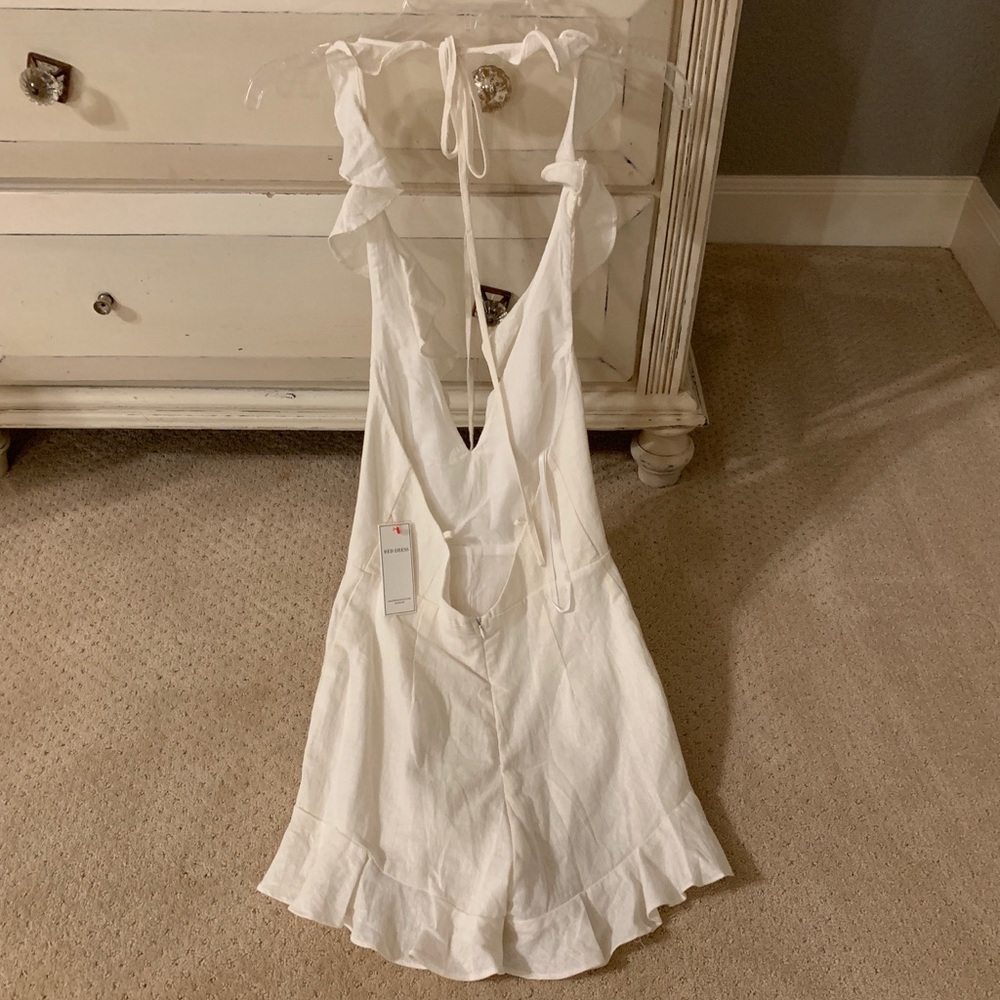 White ruffle romper - Picture 4 of 6